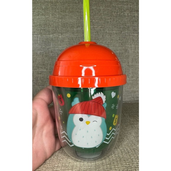 Holiday Squishmallow Cup With Straw - Picture 3 of 9